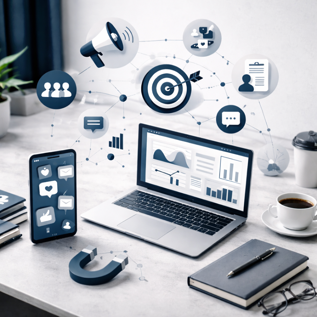 Social media management in integrated digital marketing communication