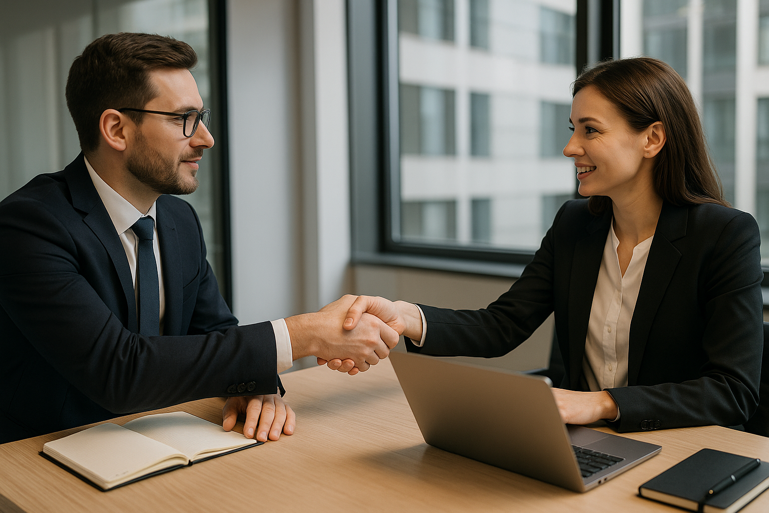 Man and woman meeting real image